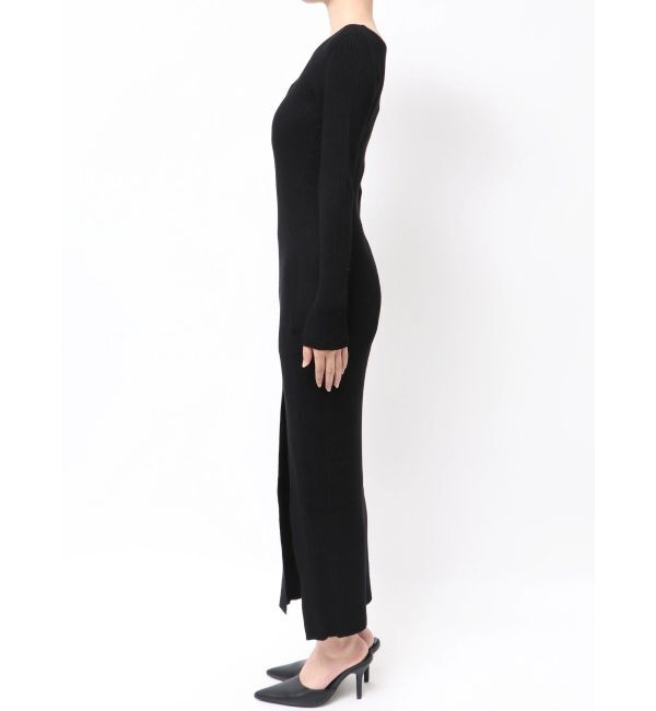 GYDA「GD bijou MOLD LONGニットワンピース」|ワンピース|
