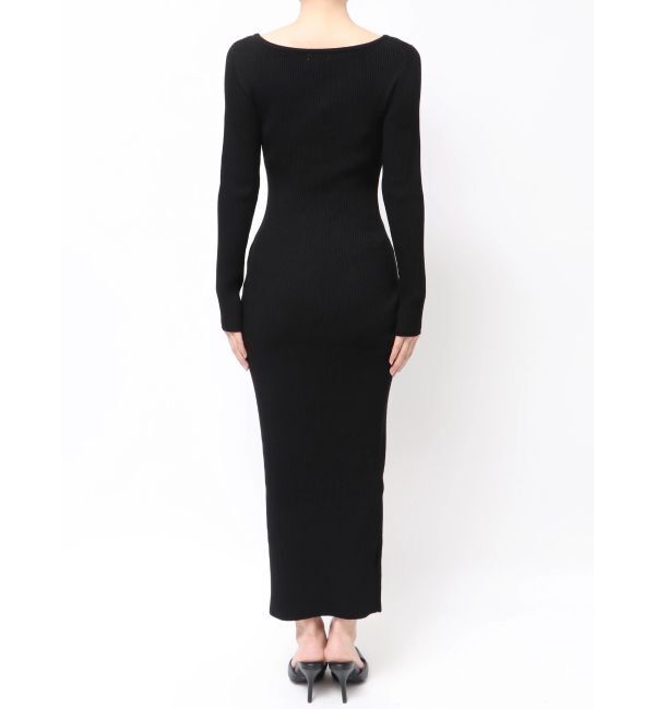 GYDA「GD bijou MOLD LONGニットワンピース」|ワンピース|