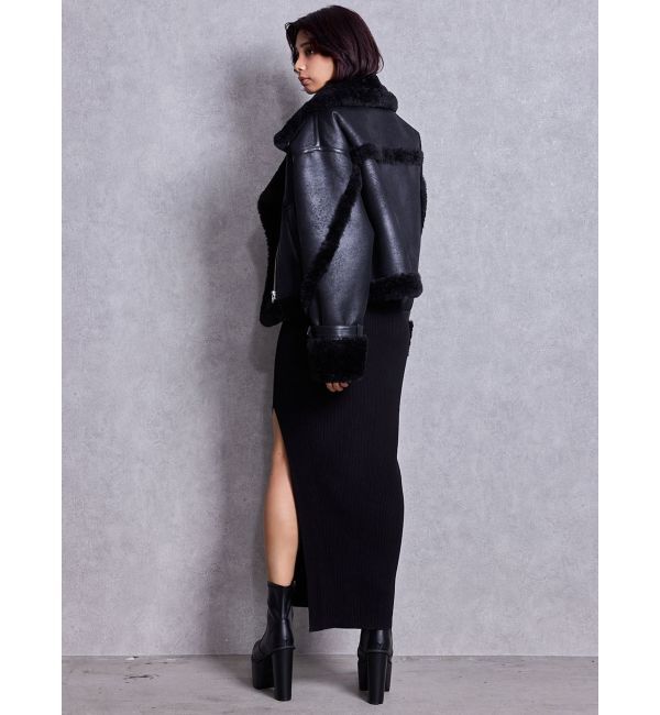 GYDA「GD bijou MOLD LONGニットワンピース」|ワンピース|