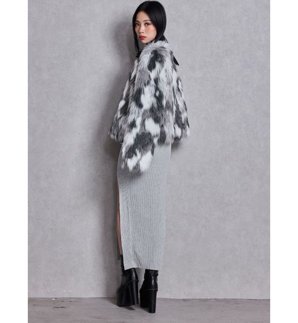 GYDA「GD bijou MOLD LONGニットワンピース」|ワンピース|