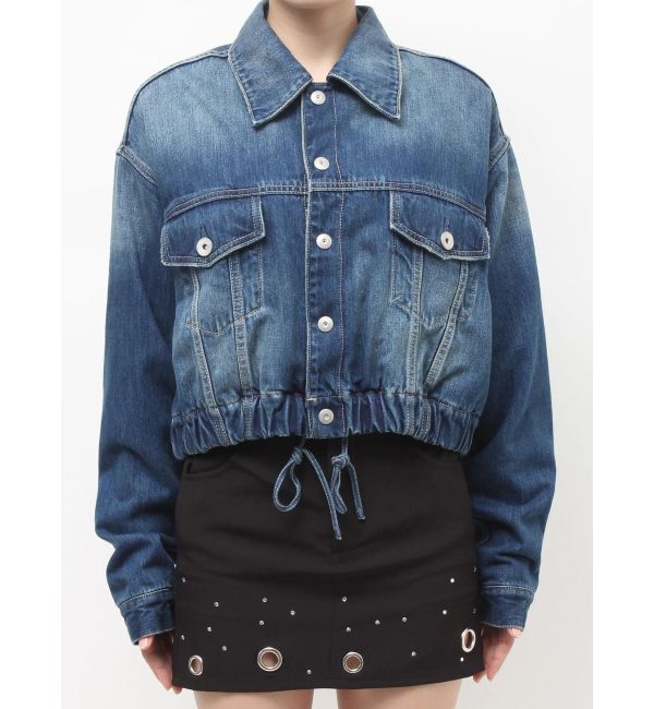 GYDA「reversible chain Symmetry GYDAショートデニムGジャン」|ブルゾン・スタジャン|