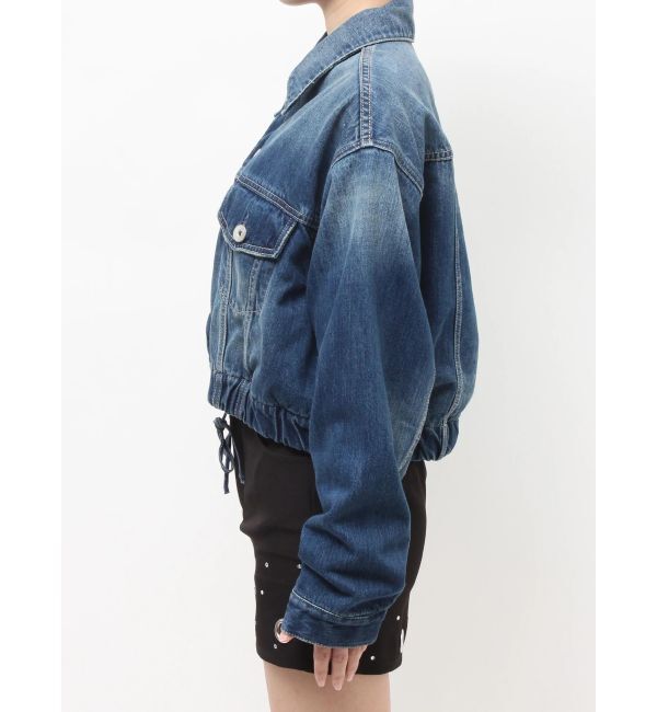 GYDA「reversible chain Symmetry GYDAショートデニムGジャン」|ブルゾン・スタジャン|