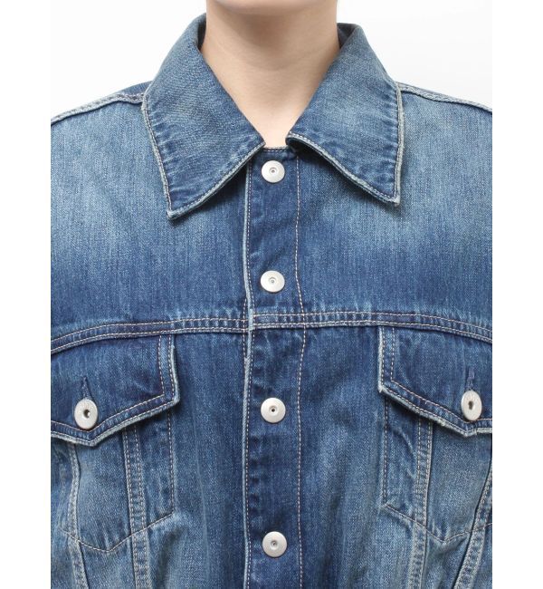 GYDA「reversible chain Symmetry GYDAショートデニムGジャン」|ブルゾン・スタジャン|