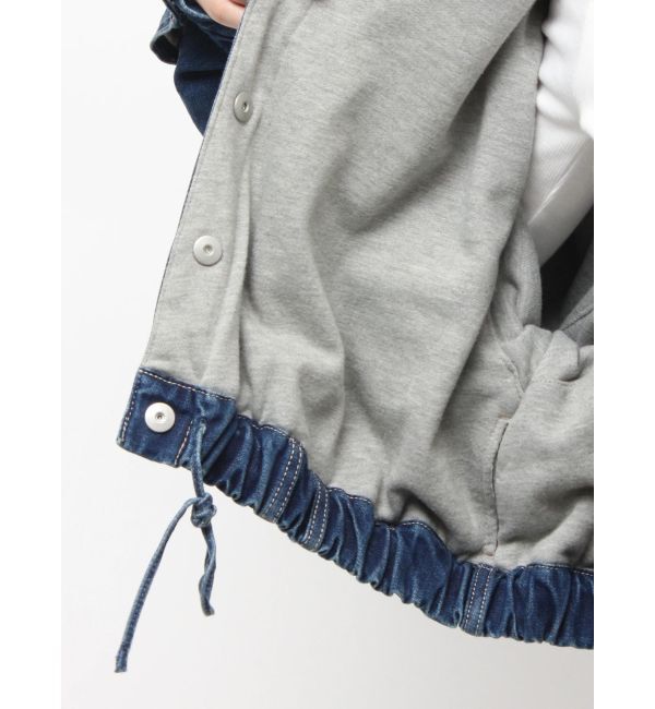 GYDA「reversible chain Symmetry GYDAショートデニムGジャン」|ブルゾン・スタジャン|