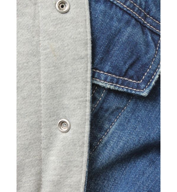 GYDA「reversible chain Symmetry GYDAショートデニムGジャン」|ブルゾン・スタジャン|