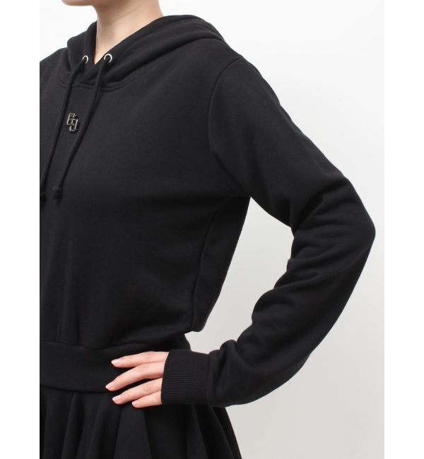 GYDA「GGプレートドッキングフレアスウェットワンピース」|ワンピース|