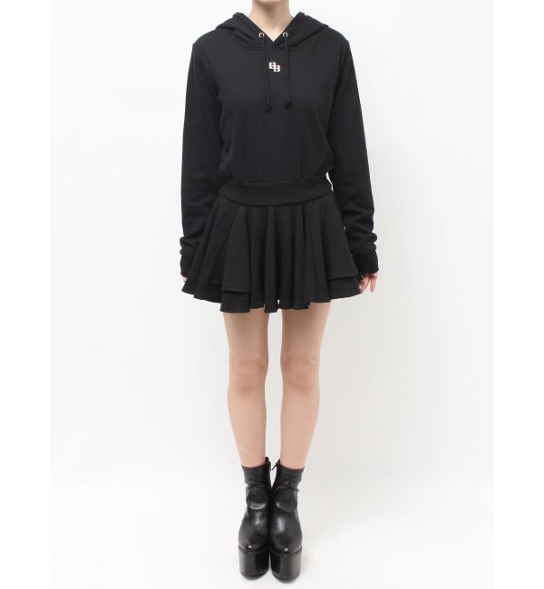 GYDA「GGプレートドッキングフレアスウェットワンピース」|ワンピース|