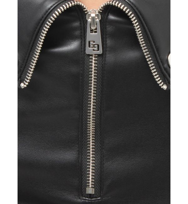 GYDA「GG drawstring fake leatherショートパンツ」|その他|