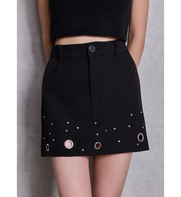 GYDA「bijouハトメスカートライクショートパンツ」|スカート|