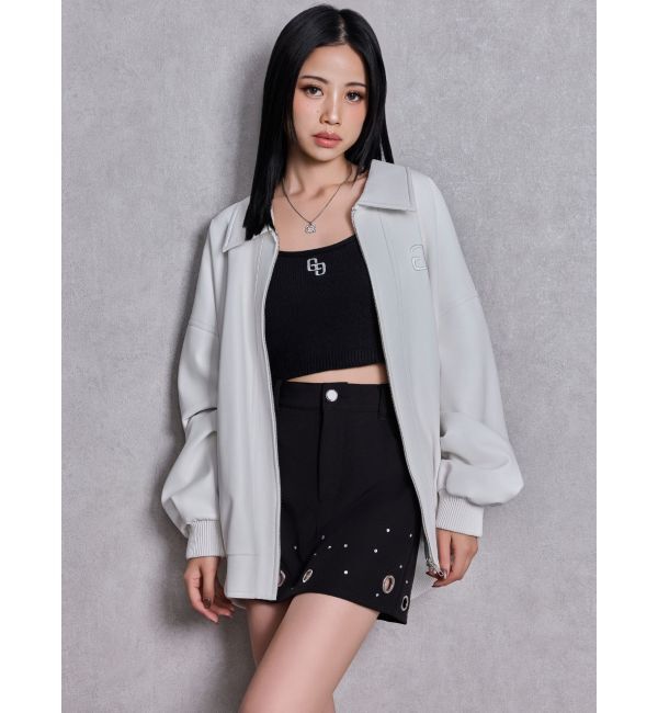 GYDA「bijouハトメスカートライクショートパンツ」|スカート|