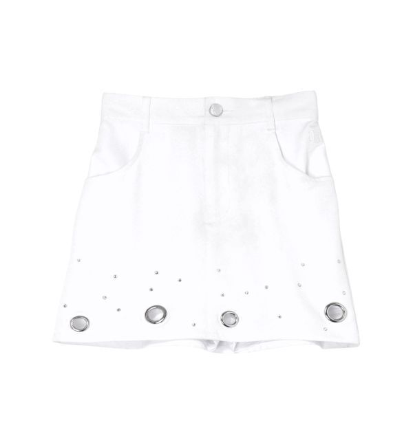 GYDA「bijouハトメスカートライクショートパンツ」|スカート|