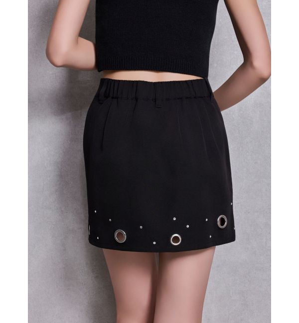 GYDA「bijouハトメスカートライクショートパンツ」|スカート|