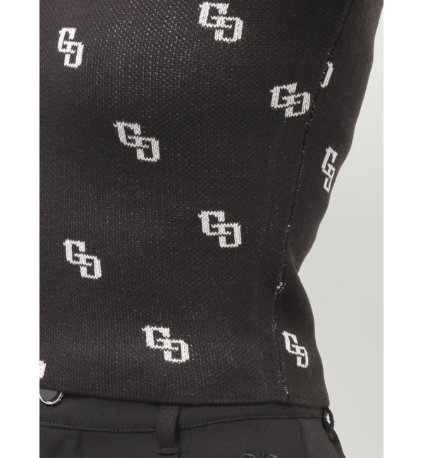 GYDA「GG patternタイトニットトップス」|ニット・セーター|