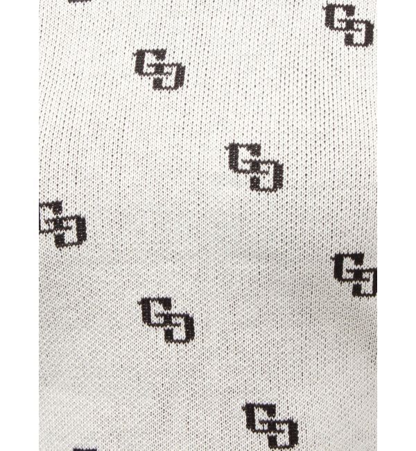 GYDA「GG patternタイトニットトップス」|ニット・セーター|