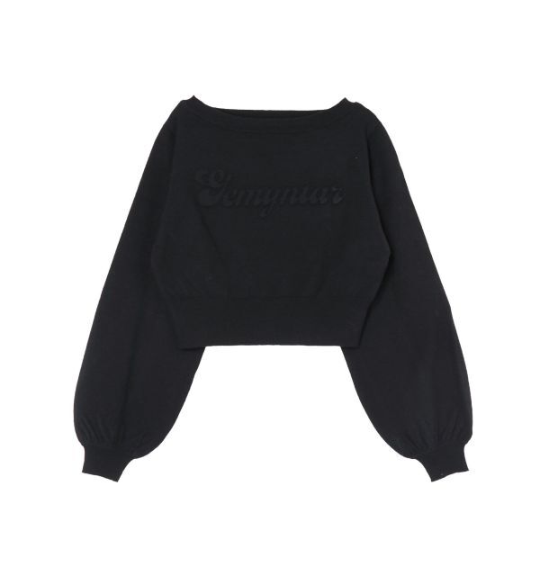 GYDA「Gemyntar embossワンショルニットトップス」|ニット・セーター|