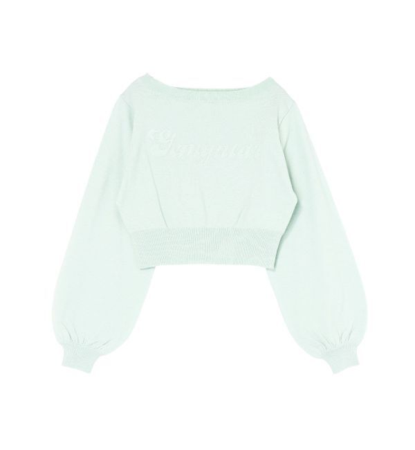 GYDA「Gemyntar embossワンショルニットトップス」|ニット・セーター|