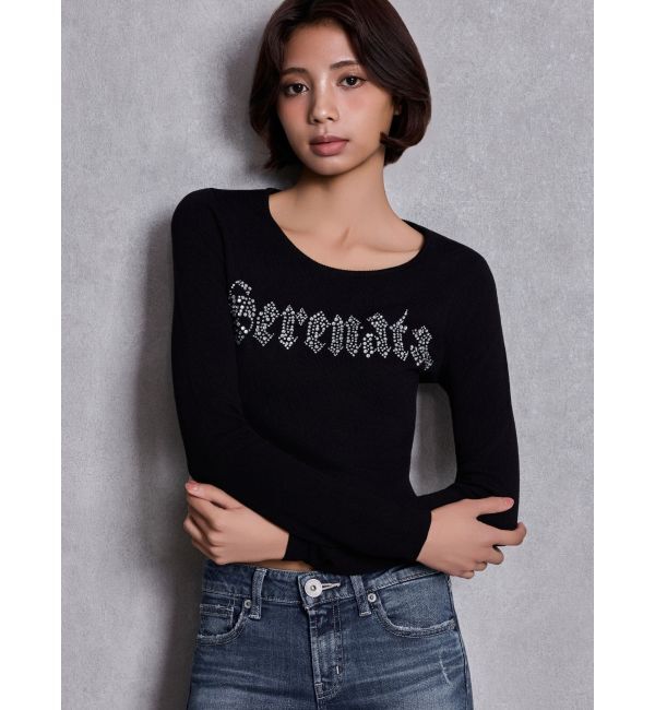 GYDA「Serenata bijouニットトップス」|ニット・セーター|