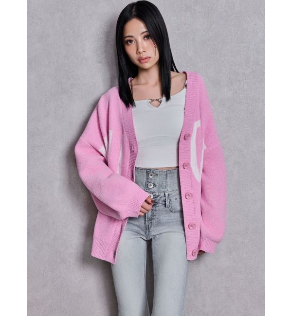 GYDA「MELLOWYモールニットカーディガン」|カーディガン|