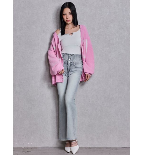 GYDA「MELLOWYモールニットカーディガン」|カーディガン|