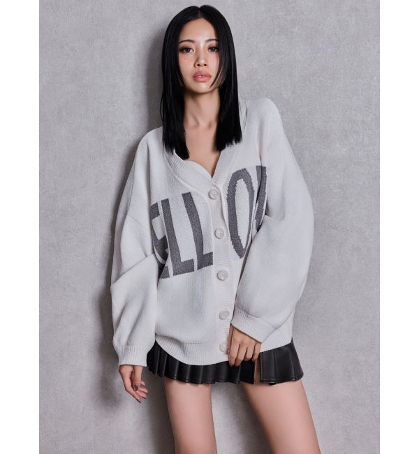 GYDA「MELLOWYモールニットカーディガン」|カーディガン|