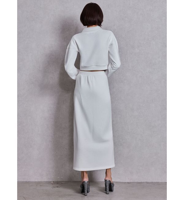 GYDA「sacred edge crossハーフZIPショートスウェットトップス」|スウェット・ジャージ|