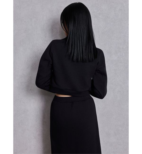 GYDA「sacred edge crossハーフZIPショートスウェットトップス」|スウェット・ジャージ|