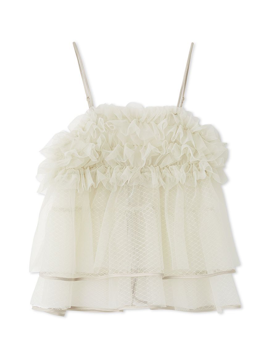 emmi atelier「【セットアイテム】チュールビスチェ&times;裏毛ワンピースセット」|ワンピース|