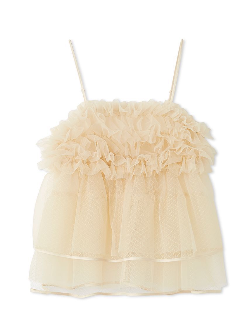 emmi atelier「【セットアイテム】チュールビスチェ&times;裏毛ワンピースセット」|ワンピース|