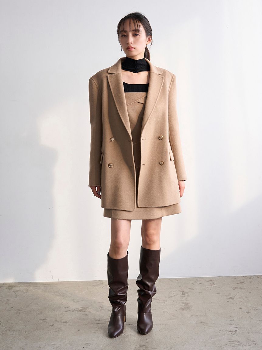 SNIDEL「2wayクロップドハイネックプルオーバー」|ニット・セーター|