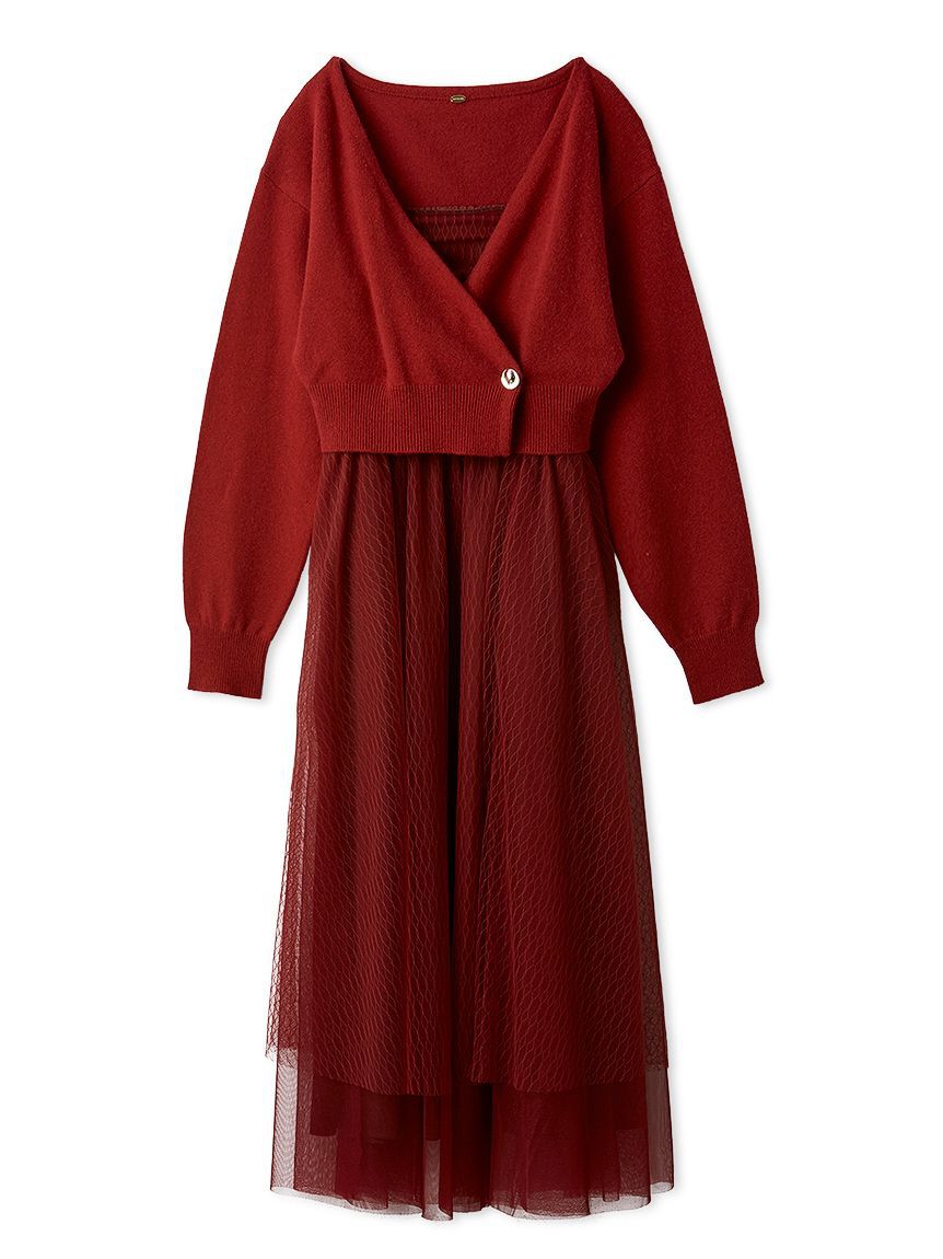 LILY BROWN「カーデセットチュールワンピース」|ワンピース|