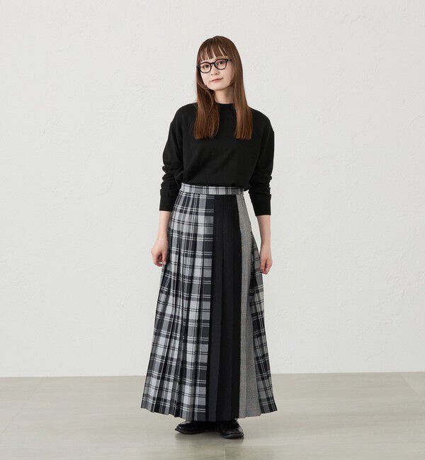 MACKINTOSH PHILOSOPHY「GREY LABEL ウールコットンモックネックニット」|ニット・セーター|