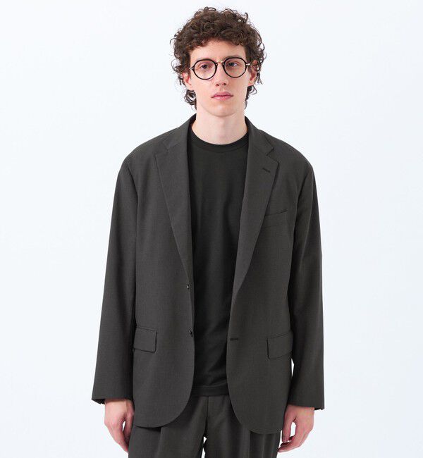 MACKINTOSH PHILOSOPHY「【25年春夏モデル】トロッター ジャケット#001（ナンバーワン）エクストラファイントロピカル」|テーラードジャケット|チャコールグレー