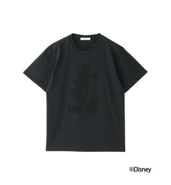  「【ミッキーマウス / LOVELESS限定】プリントTシャツ(フロントシルエットスタイル)」|Tシャツ・カットソー|ブラック
