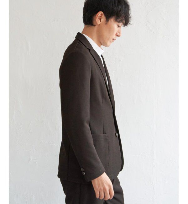 IKKA LOUNGE「ＧＯＫＵラクワークウールライクＪＫＴ」|テーラードジャケット|