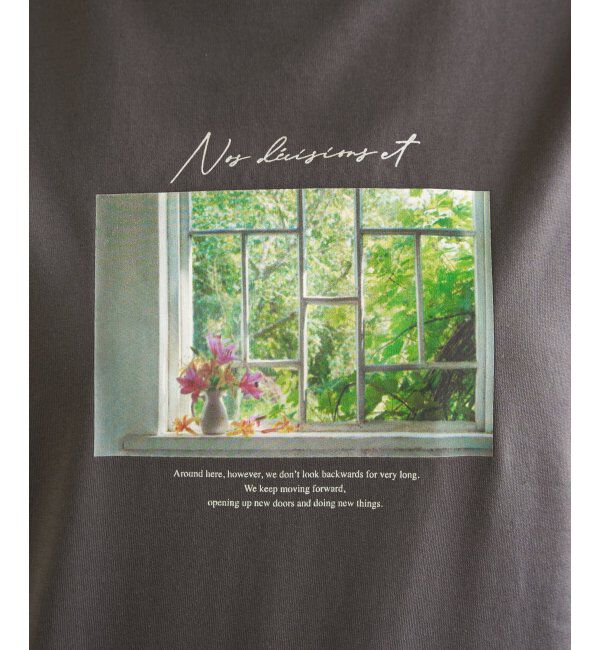 ikka「【親子おそろい】ロゴフォトプリントTシャツ」|Tシャツ・カットソー|