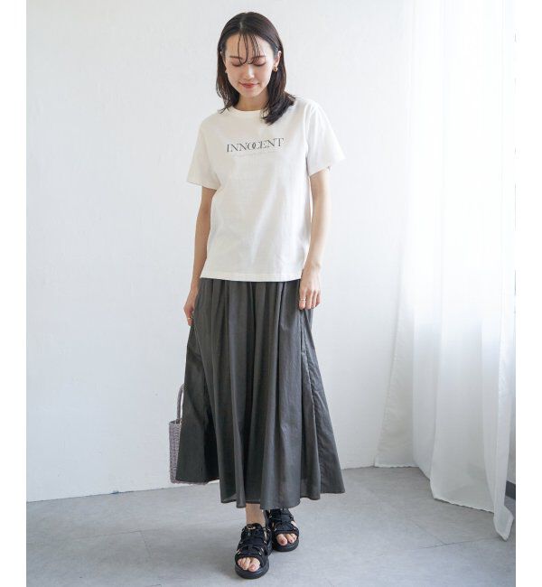 ikka「【親子おそろい】ロゴフォトプリントTシャツ」|Tシャツ・カットソー|