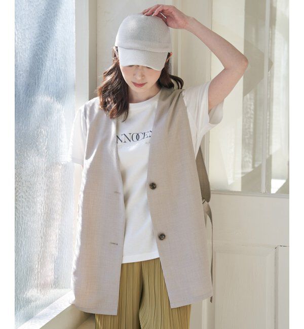 ikka「【親子おそろい】ロゴフォトプリントTシャツ」|Tシャツ・カットソー|