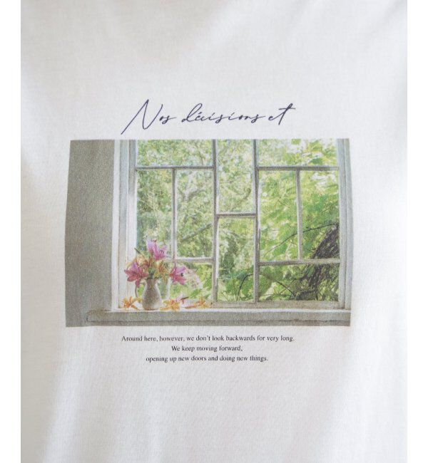 ikka「【親子おそろい】ロゴフォトプリントTシャツ」|Tシャツ・カットソー|