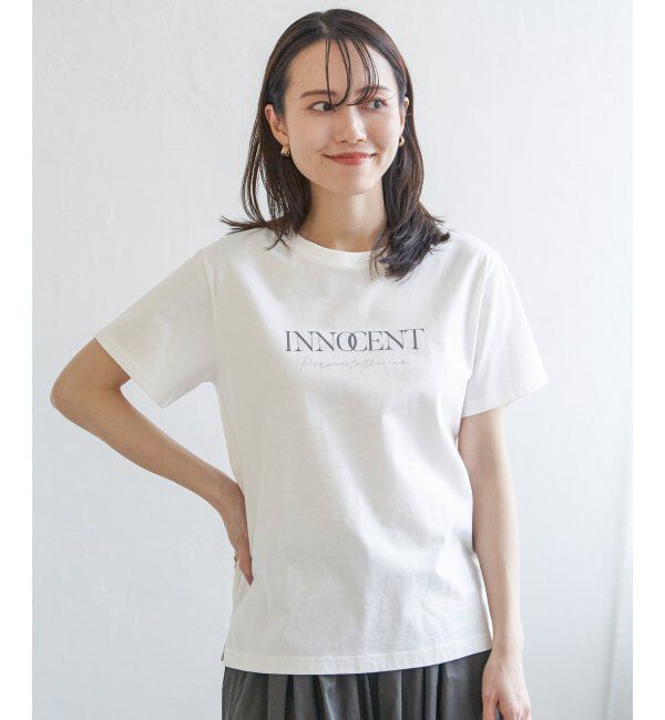 ikka「【親子おそろい】ロゴフォトプリントTシャツ」|Tシャツ・カットソー|