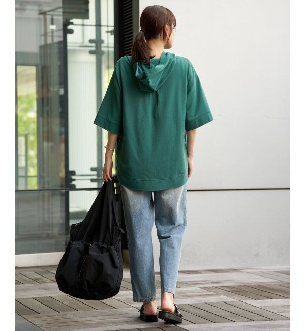 ikka「【親子おそろい】コットンUSAミニワッフルポケ付きパーカー」|パーカー|