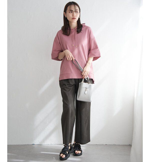 ikka「【親子おそろい】コットンUSAミニワッフルポケ付きパーカー」|パーカー|