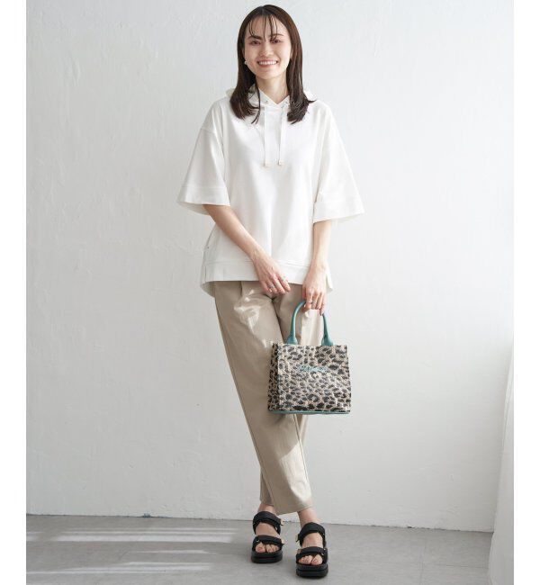 ikka「【親子おそろい】コットンUSAミニワッフルポケ付きパーカー」|パーカー|