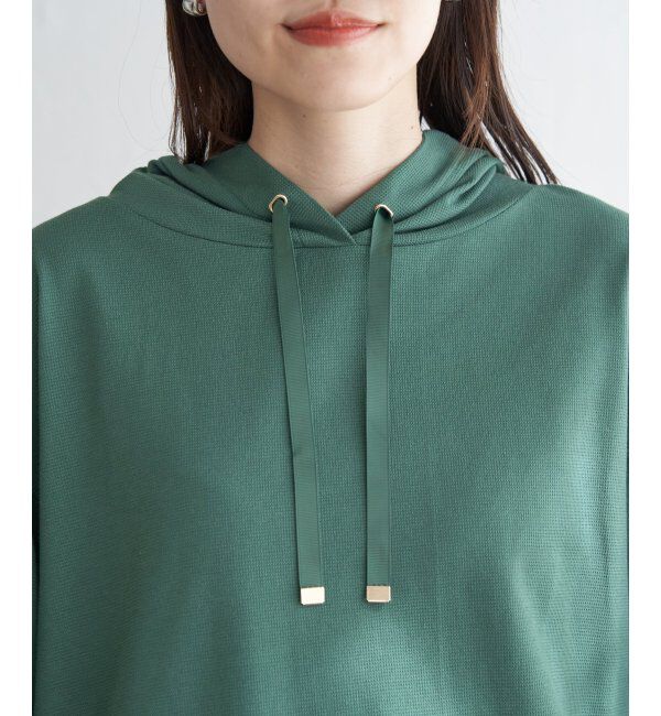 ikka「【親子おそろい】コットンUSAミニワッフルポケ付きパーカー」|パーカー|