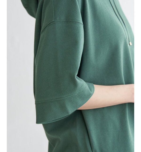 ikka「【親子おそろい】コットンUSAミニワッフルポケ付きパーカー」|パーカー|