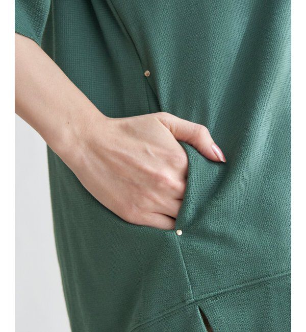 ikka「【親子おそろい】コットンUSAミニワッフルポケ付きパーカー」|パーカー|