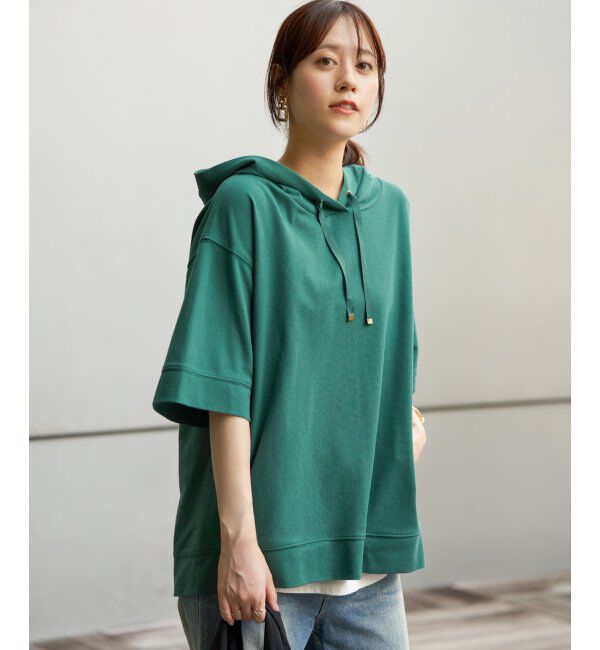 ikka「【親子おそろい】コットンUSAミニワッフルポケ付きパーカー」|パーカー|