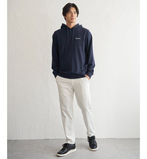 ikka「ブロックインレイＴパーカ」|Tシャツ・カットソー|