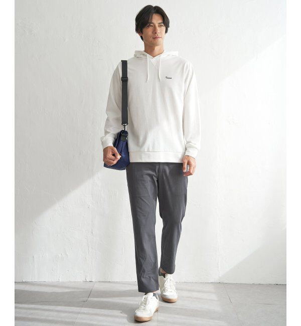 ikka「ブロックインレイＴパーカ」|Tシャツ・カットソー|