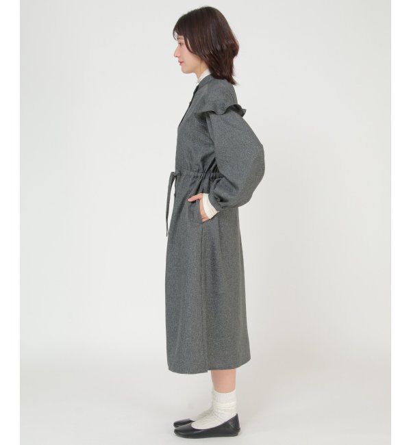 Lbc with Life「袖フリルワンピース」|ワンピース|