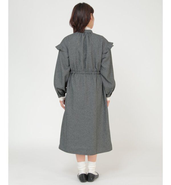 Lbc with Life「袖フリルワンピース」|ワンピース|